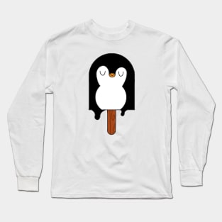 Cute Penguin Popsicle Long Sleeve T-Shirt